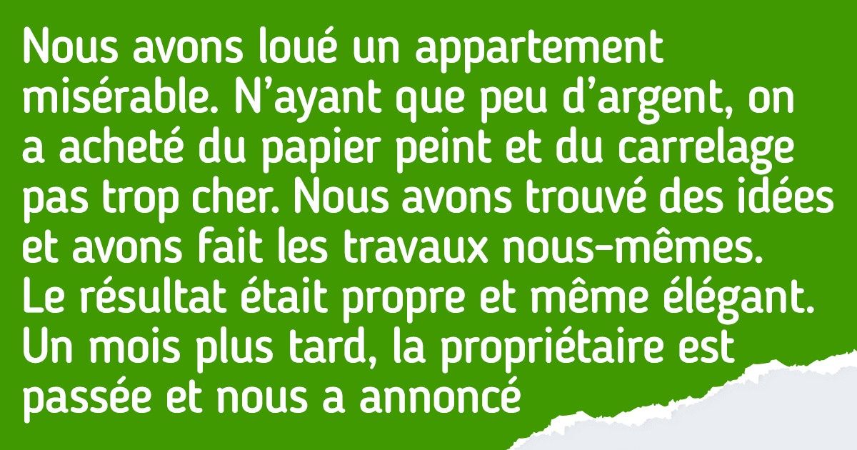 16 Anecdotes de locataires qui ont pris leurs jambes à leur cou laissant tomber le logement