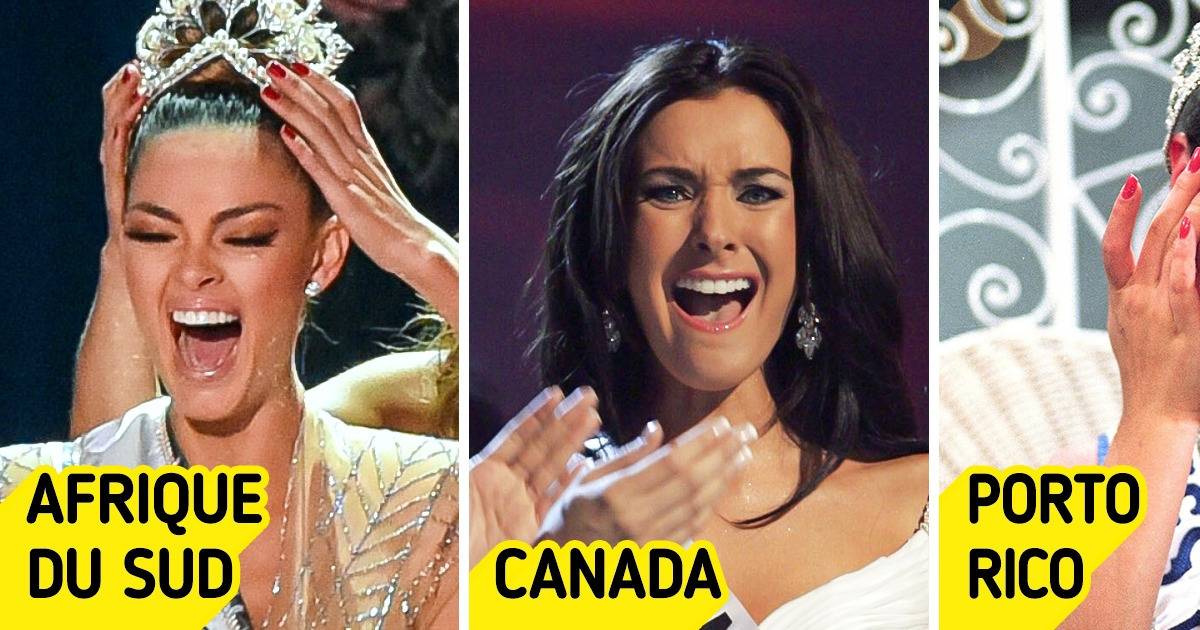 Voici comment les jeunes candidates de différents pays ont réagi en remportant le concours Miss Univers Voici comment les jeunes candidates de différents pays ont réagi en remportant le concours Miss Univers