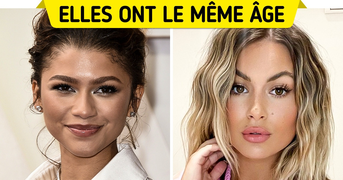 15 Paires de célébrités qui ont le même âge, mais qui n’ont pas la même apparence
