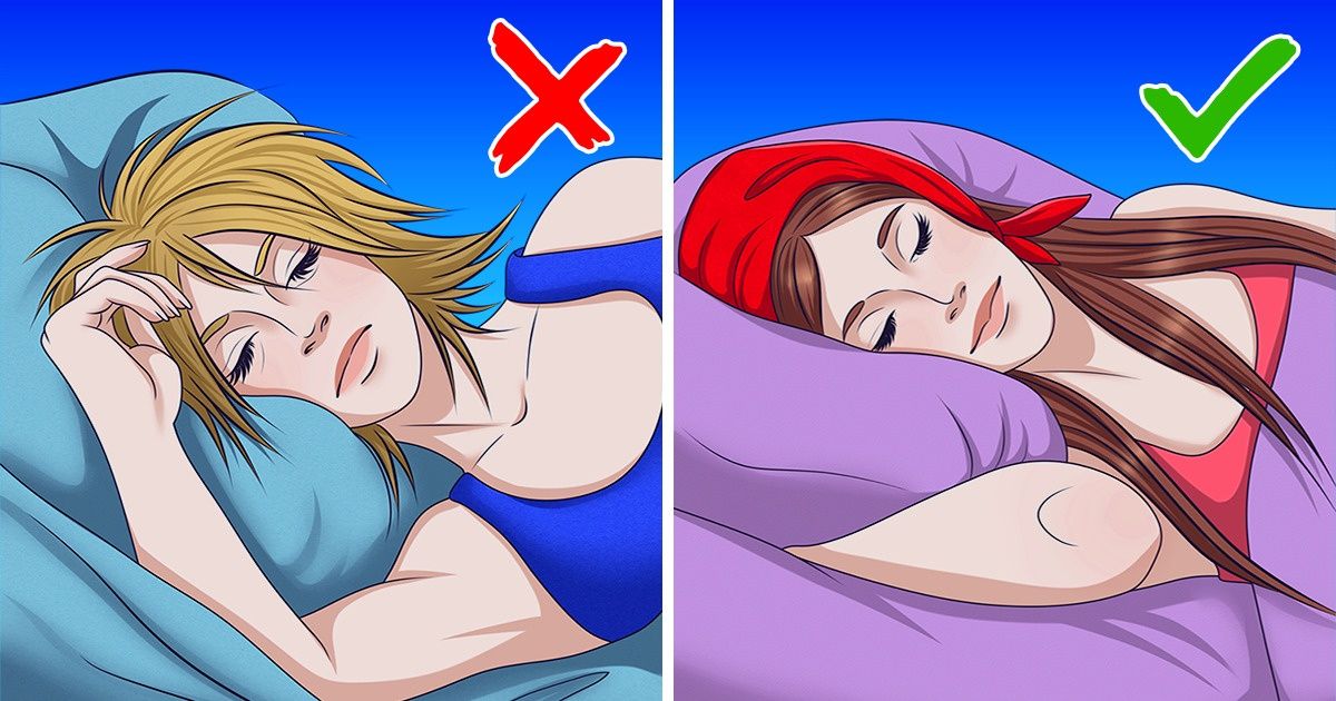 Voici pourquoi tu ne devrais pas laisser tes cheveux longs détachés pendant que tu dors