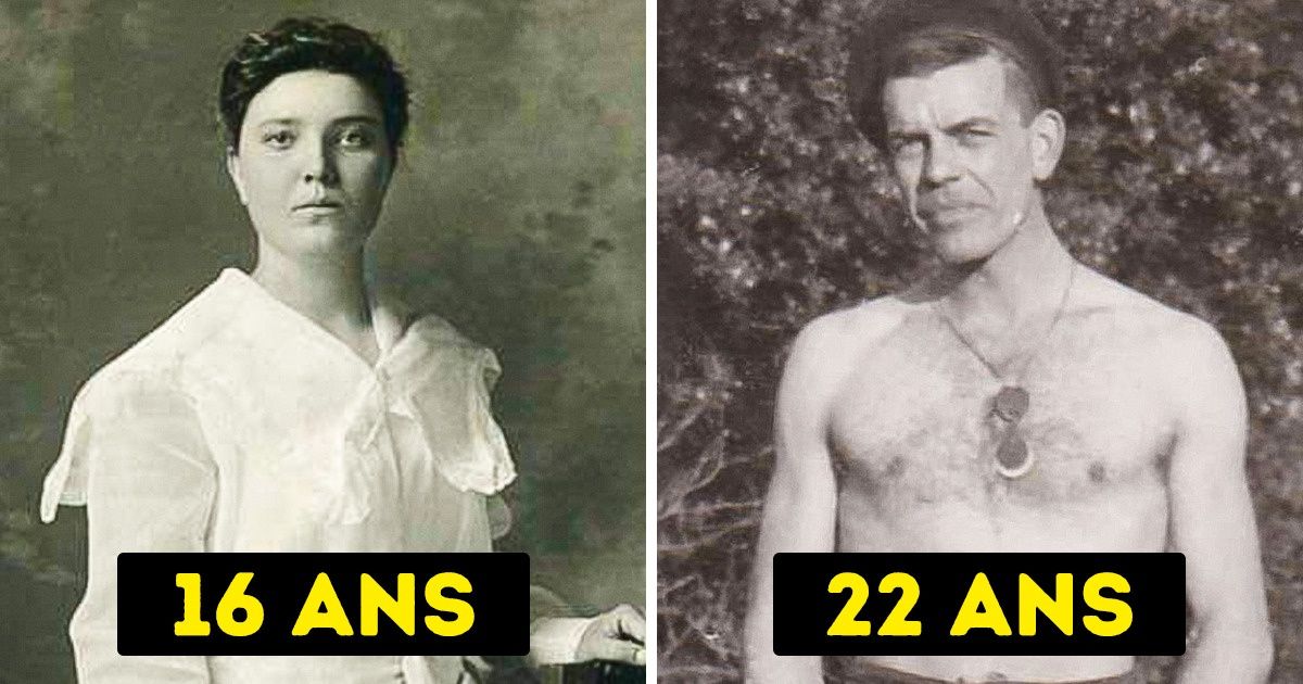 18 Photos qui prouvent qu’avant, les gens vieillissaient beaucoup plus vite que maintenant