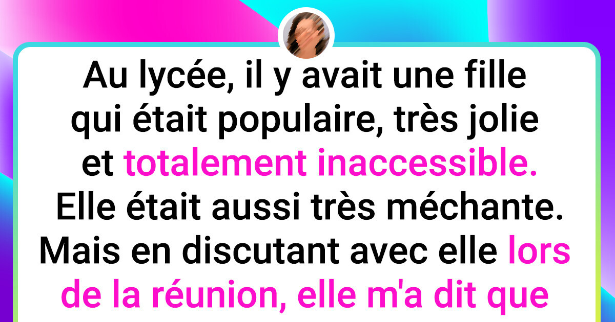 16 Personnes qui ont vécu des moments inattendus lors de la réunion des anciens élèves