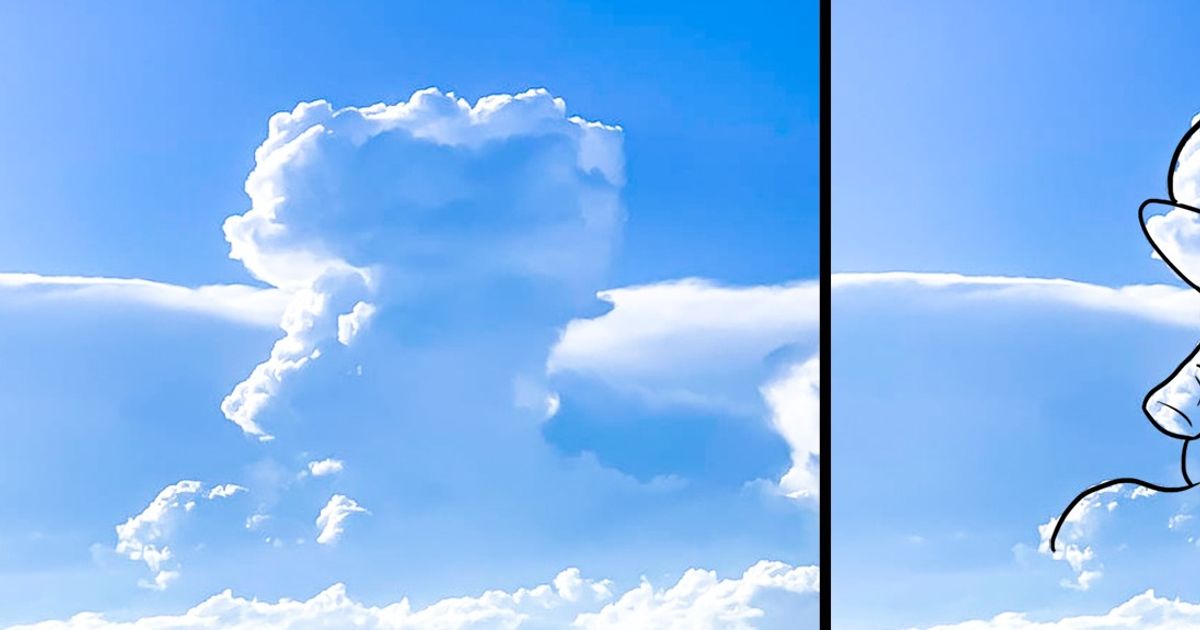16 Nuages qui forment des silhouettes magnifiques, transformant le ciel en un spectacle sans égal