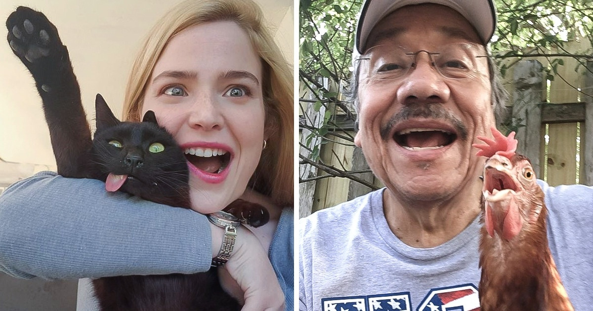 19 Selfies avec des animaux si opportuns que tu ne pourrais pas les reproduire 19 Selfies avec des animaux si opportuns que tu ne pourrais pas les reproduire