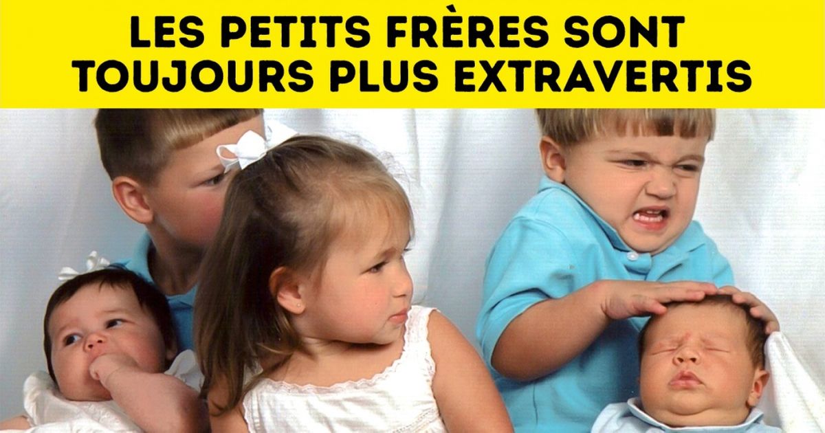 Ces 10 faits scientifiques sur les frères et sœurs vont certainement te surprendre