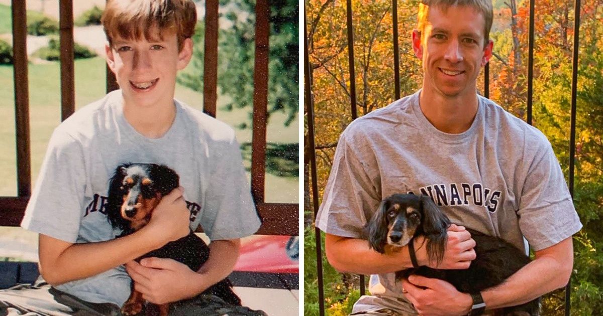 18 Personnes qui ont grandi en même temps que leur animal de compagnie