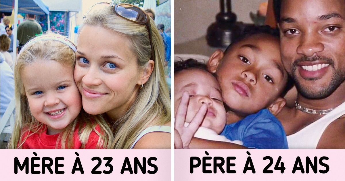 12 Célébrités qui prouvent qu’être parent jeune n’est pas incompatible avec la réussite professionnelle
