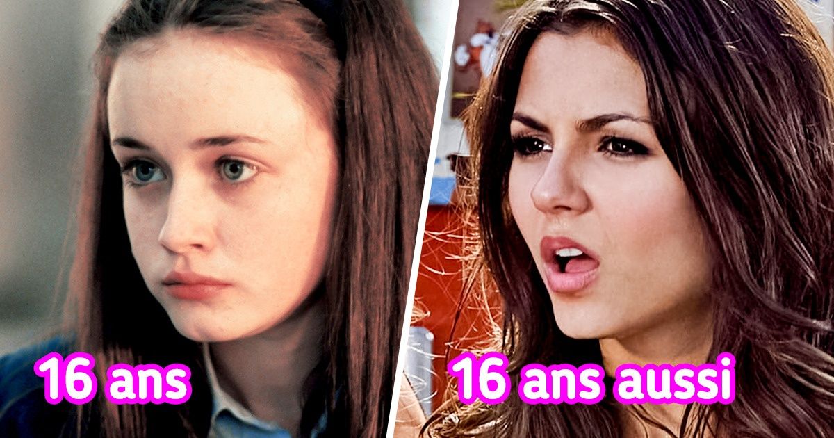 15 Paires de personnages qui ont le même âge mais une apparence physique tout à fait différente