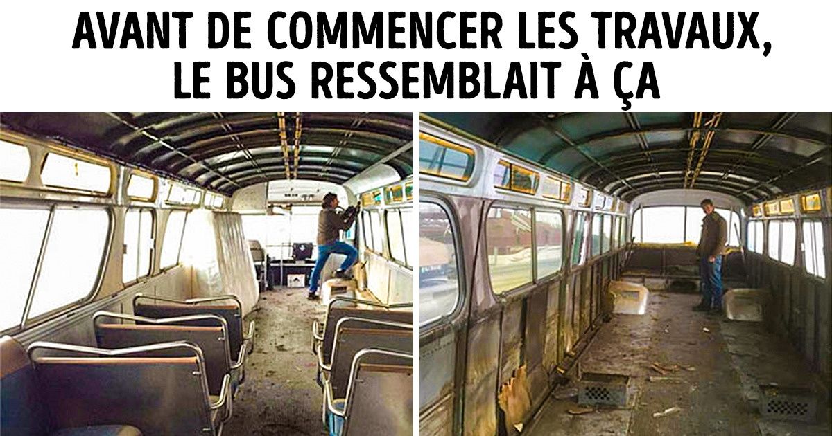 Il a fallu trois ans à cette jeune fille pour réaménager un vieux bus en lieu de vie, et le résultat est vraiment incroyable