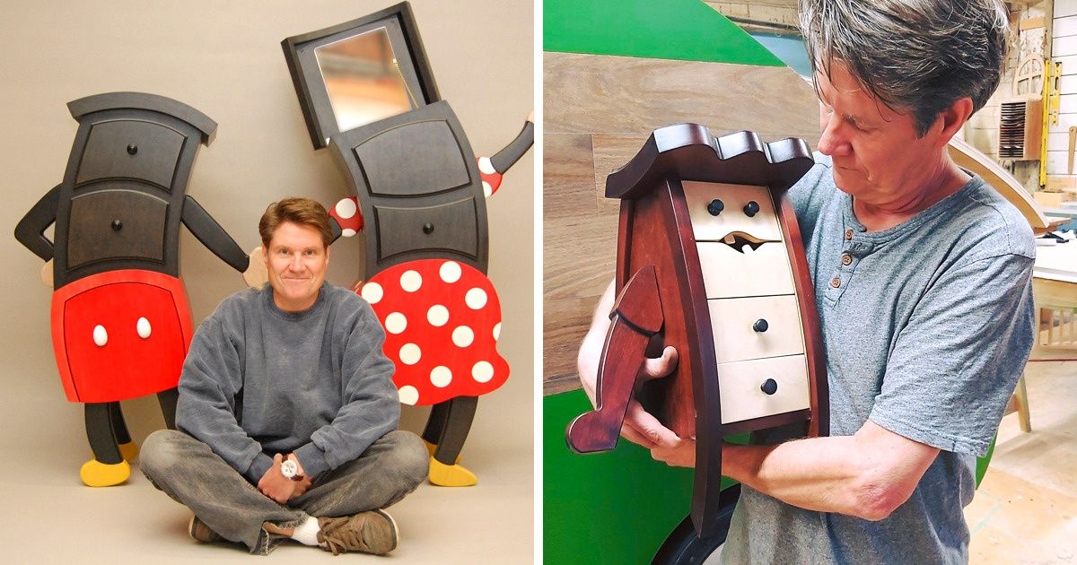 Un designer crée des meubles fantaisistes inspirés des films de Disney et ils nous rendent heureux rien qu’à les regarder