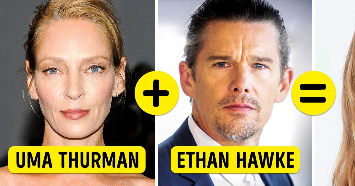 uma thurman ethan hawke les enfants