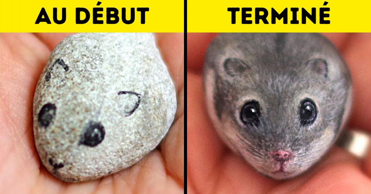 Une artiste japonaise transforme des pierres en de petits animaux que tu pourras porter toujours dans tes mains