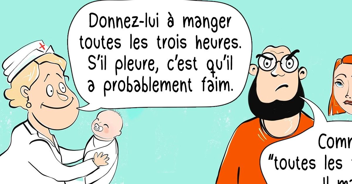 19 Bandes dessinées ironiques d’un papa en congé paternité qui a compris toutes les complexités de la parentalité