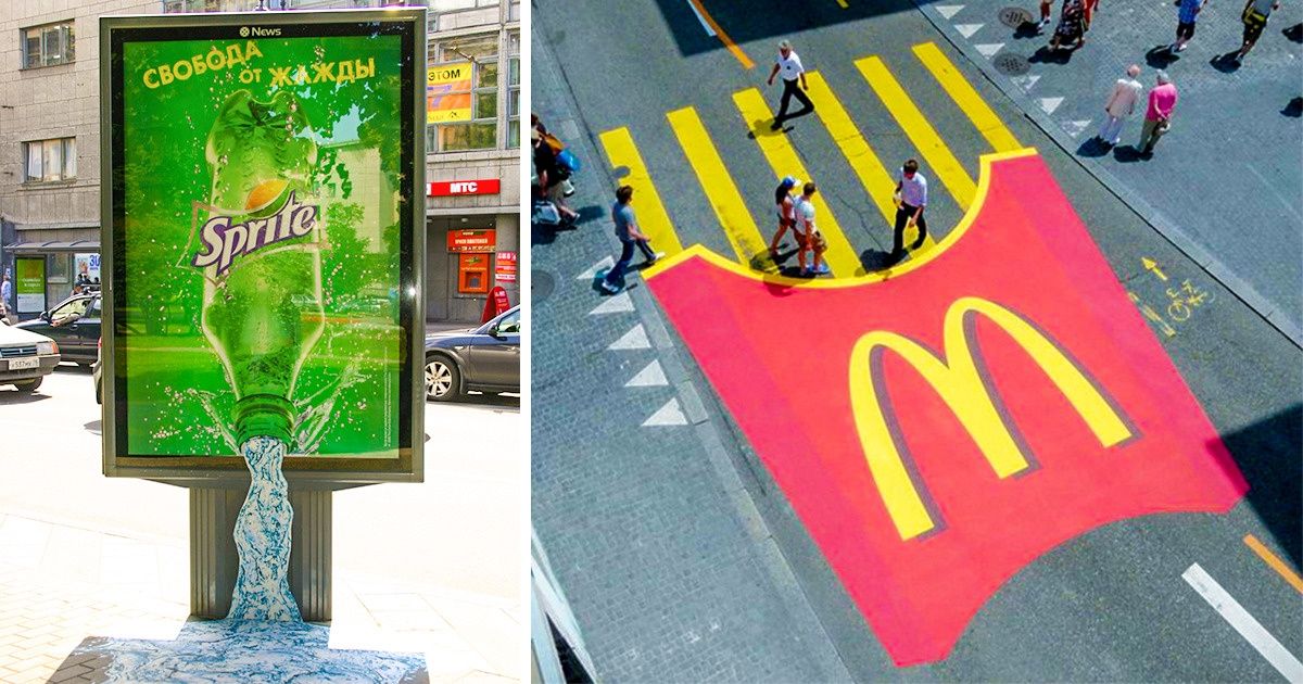 20+ Photos où les publicités d’extérieur ont atteint un autre niveau