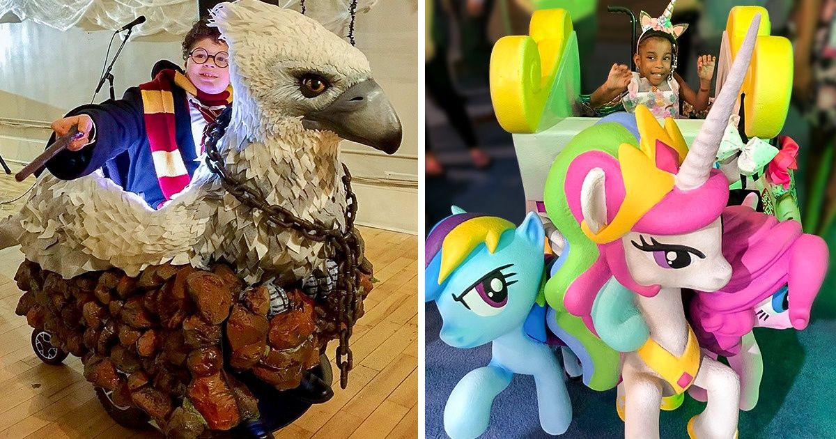Un père fabrique d’incroyables costumes d’Halloween pour ses enfants ainsi que pour d’autres enfants en situation de handicap Un père fabrique d’incroyables costumes d’Halloween pour ses enfants ainsi que pour d’autres enfants en situation de handicap