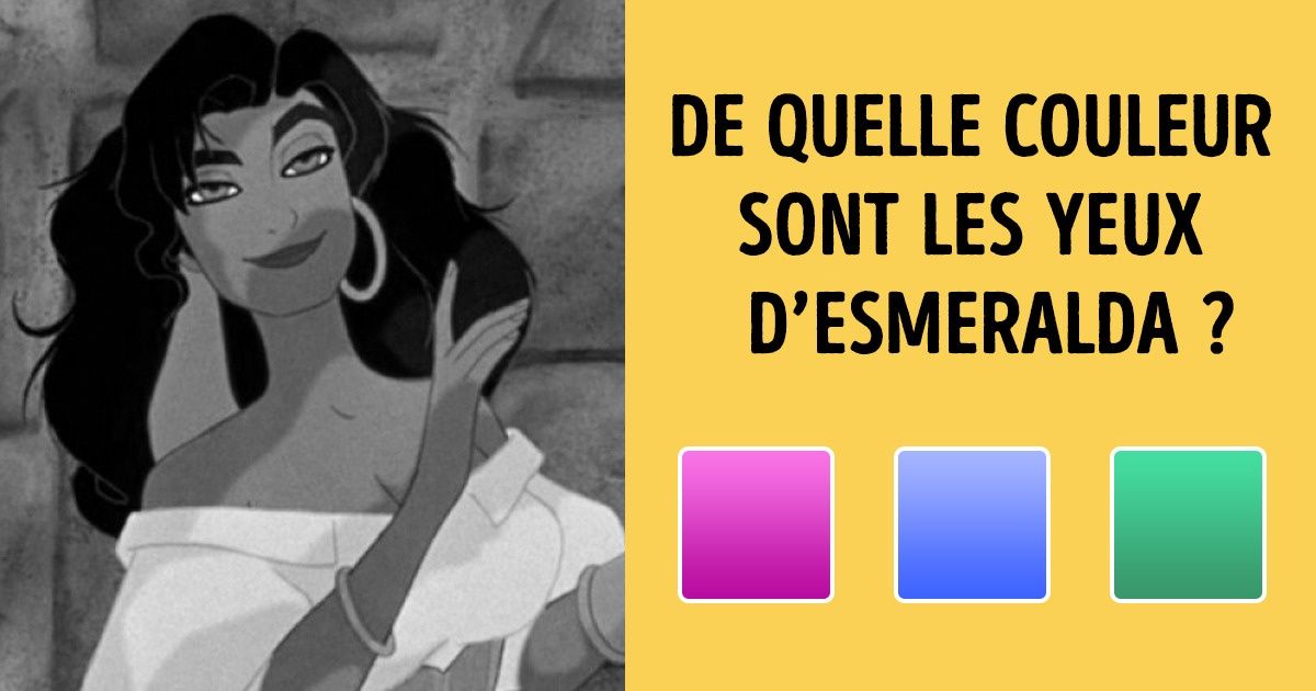 Test : Mets ta mémoire à l’épreuve en devinant la couleur des yeux de ces 15 personnages Disney