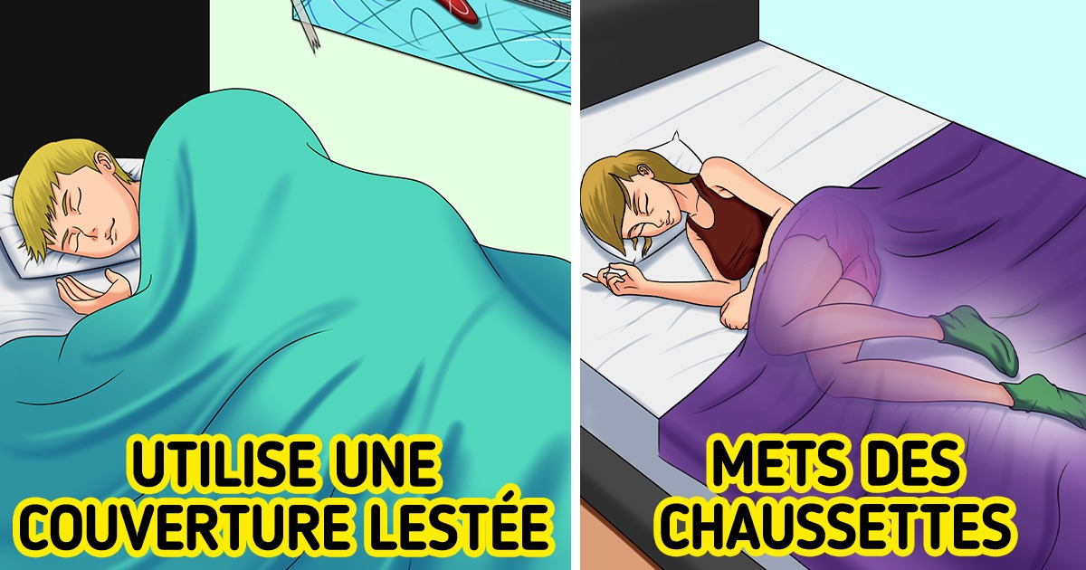 7 Conseils utiles pour t’aider à t’endormir en un rien de temps
