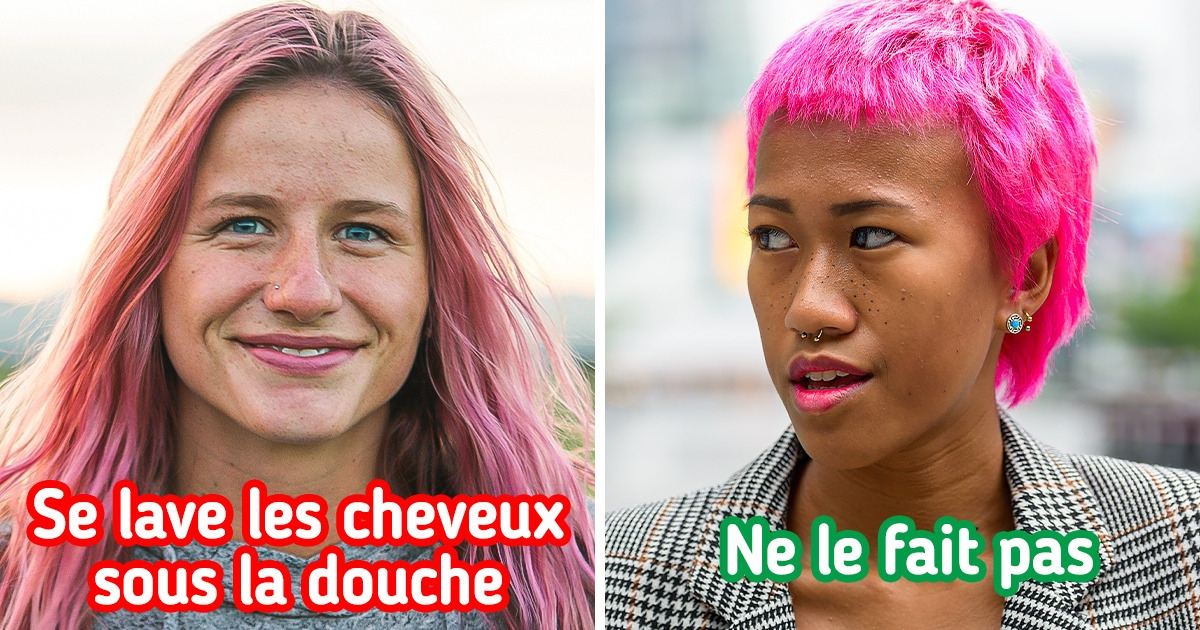 Découvre pourquoi il est préférable de ne pas te laver les cheveux sous la douche