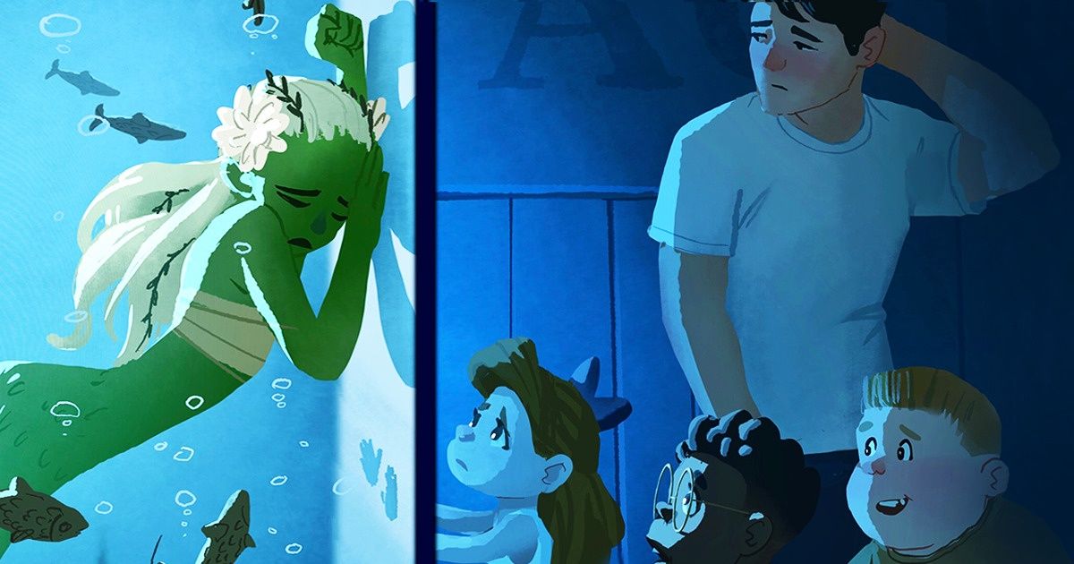 Un artiste a peint l’histoire de “La Petite Sirène” d’une nouvelle manière. Et nous l’aimons encore plus que la version classique !