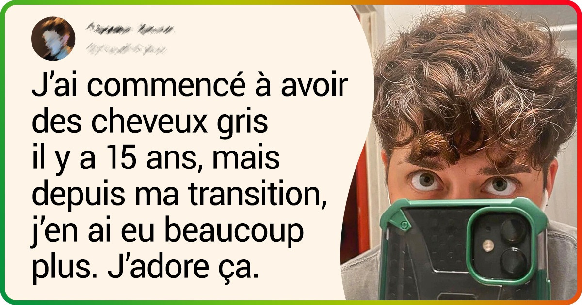 18 Personnes qui transmettent un message fort d’amour de soi en assumant leurs cheveux gris