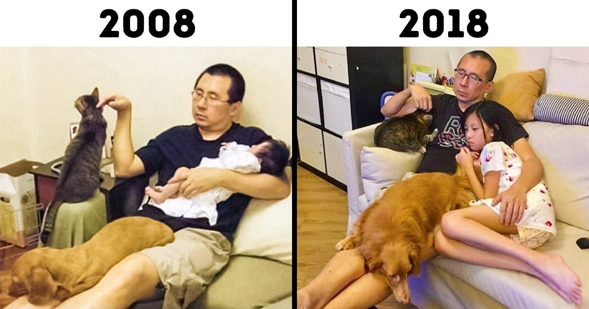 19 Photos “avant et après” qui, en seulement deux images, nous montrent exactement ce que signifie le temps qui passe
