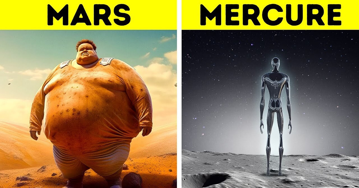 Ton Corps serait Totalement Différent sur d’Autres Planètes Ton Corps serait Totalement Différent sur d’Autres Planètes