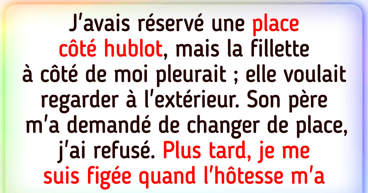 J’ai payé ma place — je refuse de la céder à une enfant gâtée