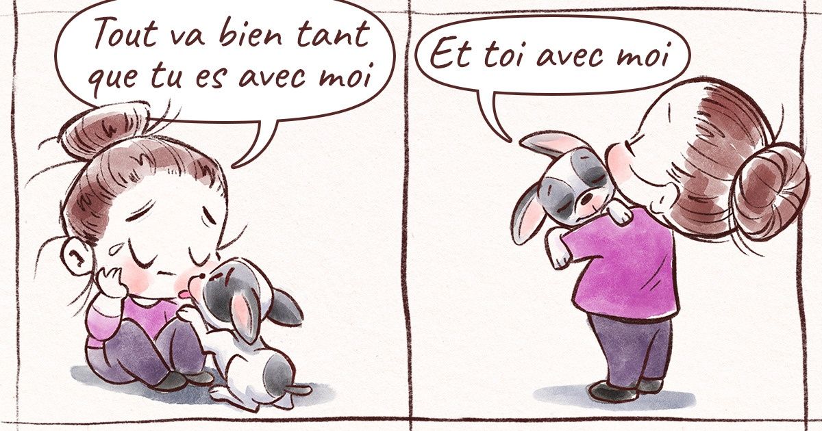 17 Illustrations sur la signification de l’amitié entre les humains et leurs animaux domestiques