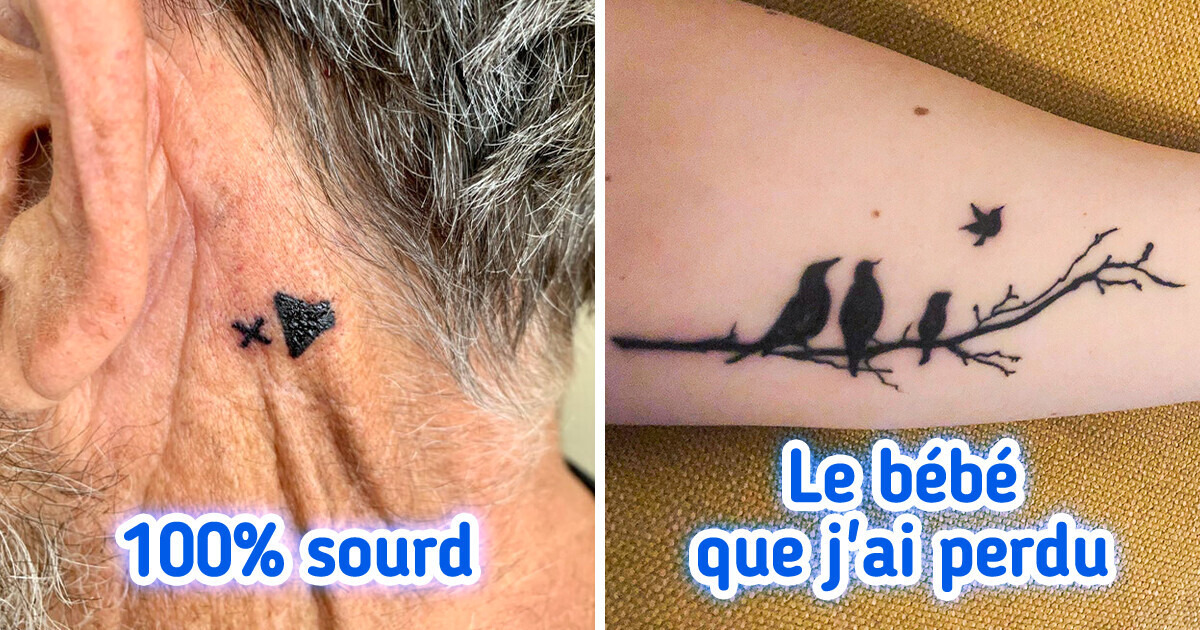 20 Tatouages d’apparence simple, mais à la signification profonde