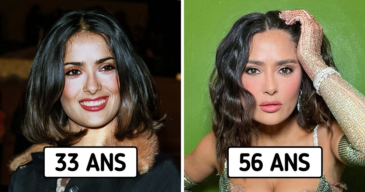 “Je n’ai pas eu recours au Botox” : Salma Hayek, 56 ans, dévoile ses secrets pour vieillir avec grâce et naturellement
