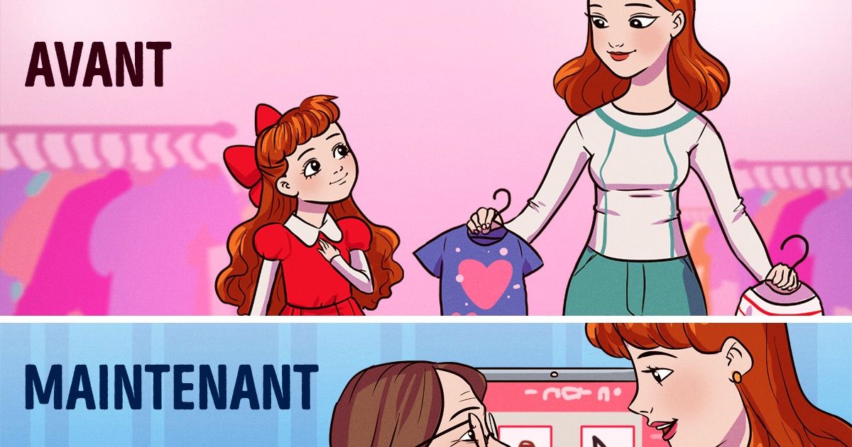 10 Illustrations qui montrent comment la relation avec notre mère évolue au fil du temps