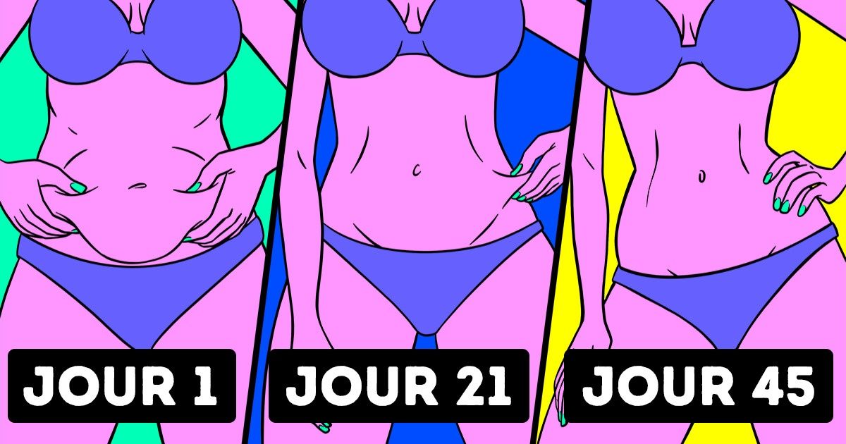 15 Exercices que tu peux faire pour perdre le gras du ventre si tu ne disposes que de 10 minutes par jour