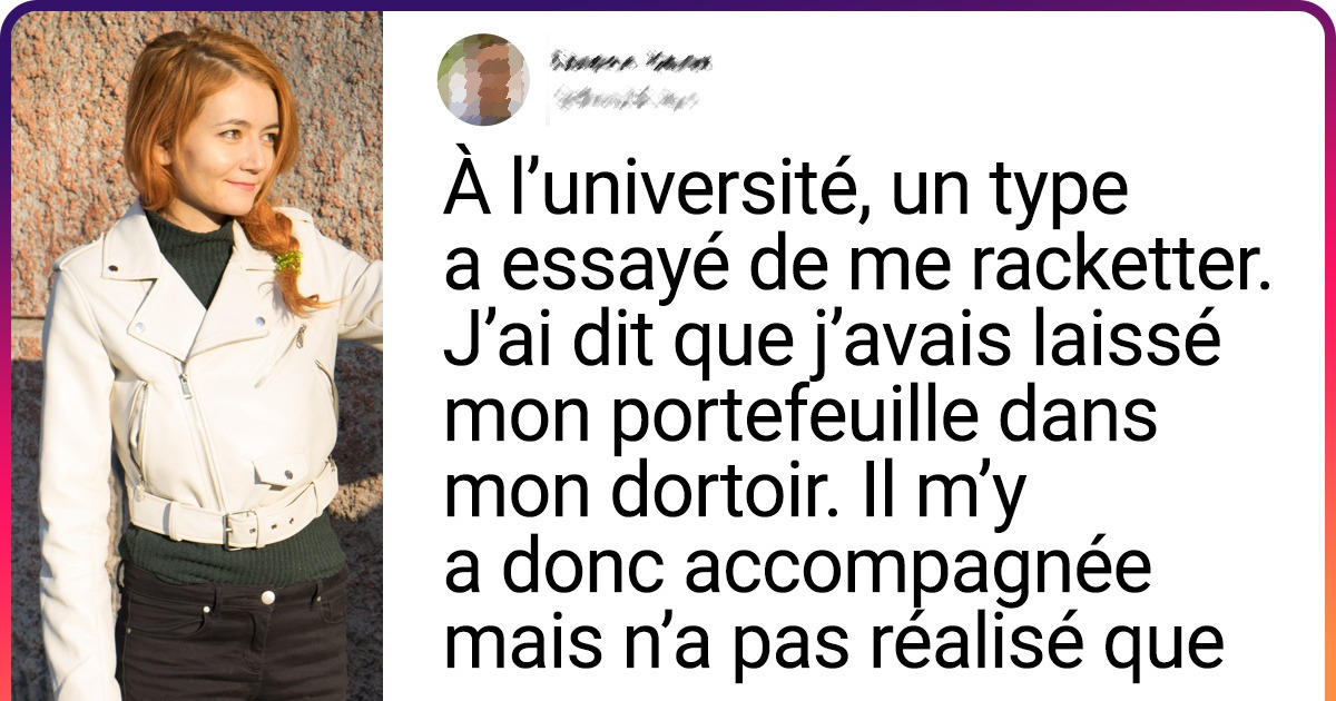 Voici ce que tu dois faire si tu es impliqué(e) dans un racket ou un vol