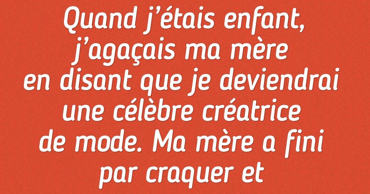 15 Personnes ont parlé de leurs parents qui avaient parfois gâché leur enfance avec des actions absurdes