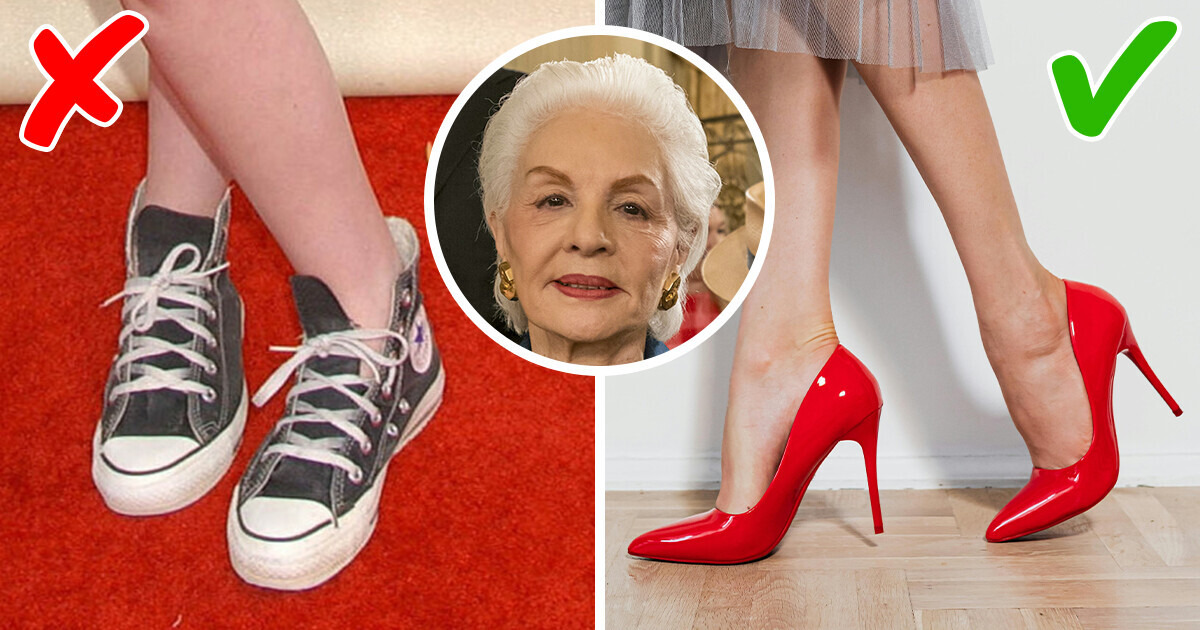 Carolina Herrera déclare qu'il n'est pas élégant de porter des baskets : "Elles sont horribles" Carolina Herrera déclare qu'il n'est pas élégant de porter des baskets : "Elles sont horribles"