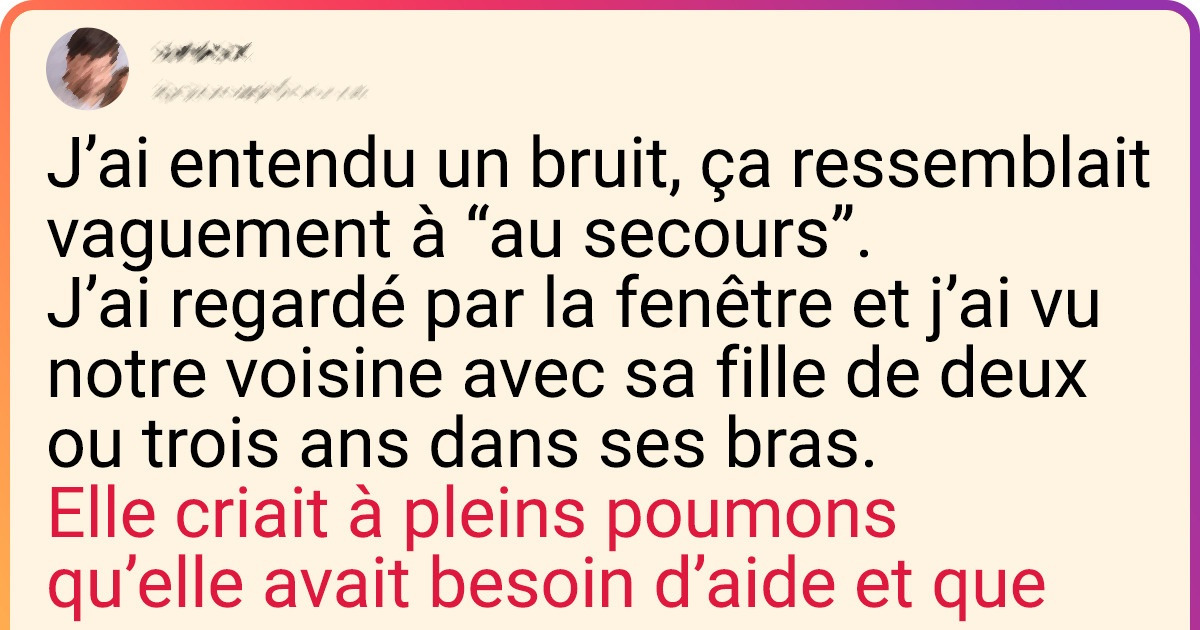 Ma femme a sauvé une petite fille et je n’en reviens toujours pas