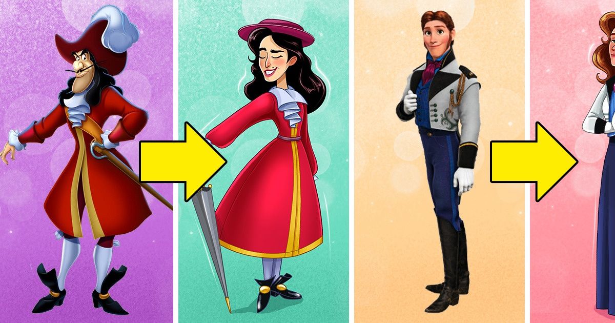 À quoi ressembleraient certains méchants de Disney s’ils étaient du sexe opposé