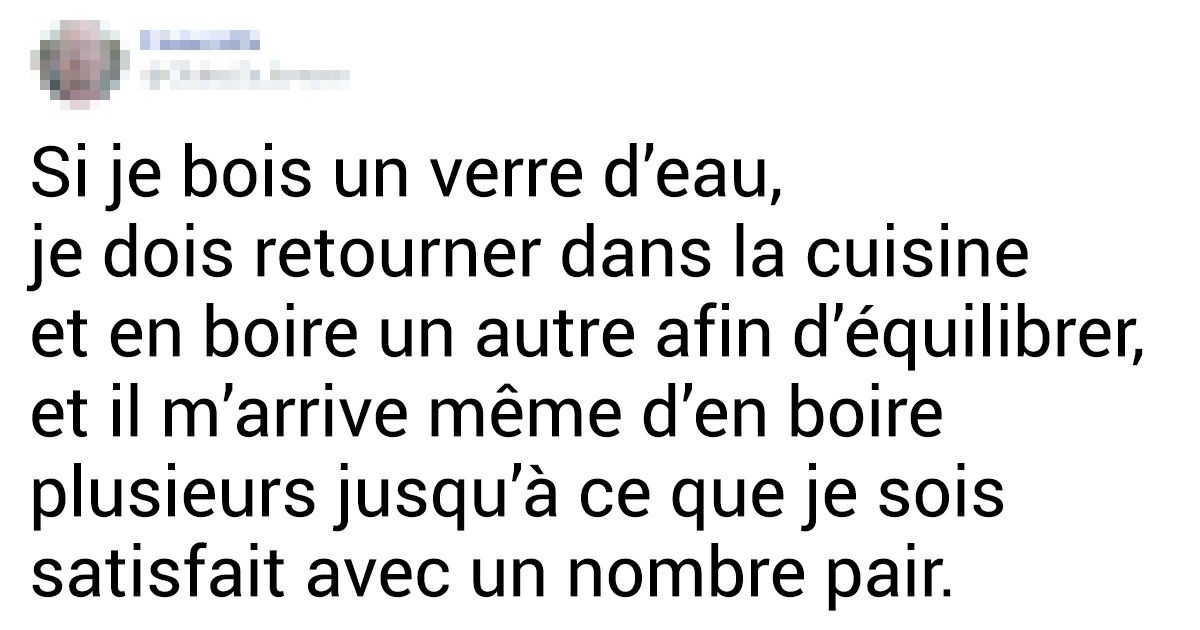 21 Utilisateurs des réseaux sociaux ont révélé leurs troubles obsessionnels compulsifs