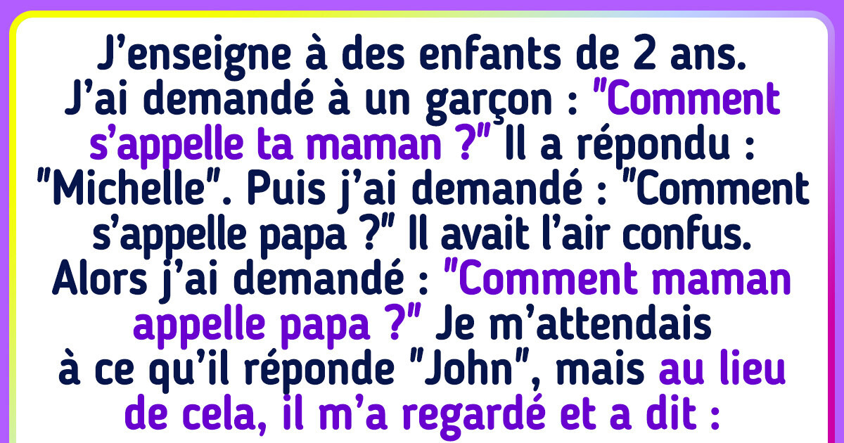 12 Secrets de famille embarrassants que les enfants ont accidentellement révélés à un étranger
