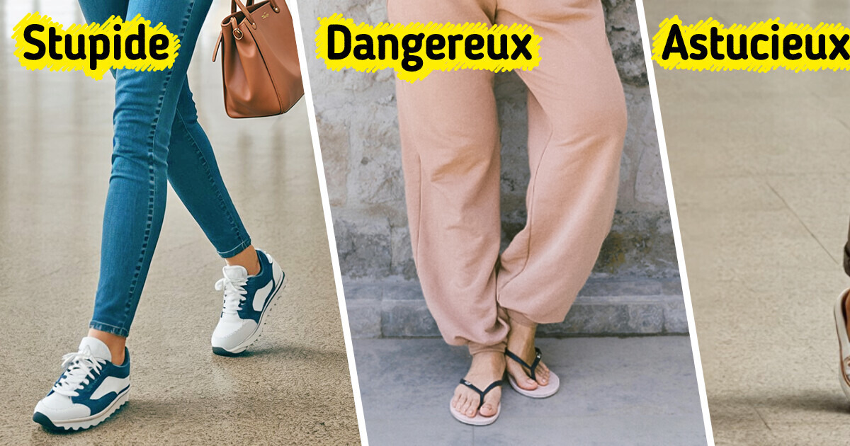 10 Choses apparemment confortables qu’une femme intelligente ne porterait pas lors d’un voyage 10 Choses apparemment confortables qu’une femme intelligente ne porterait pas lors d’un voyage