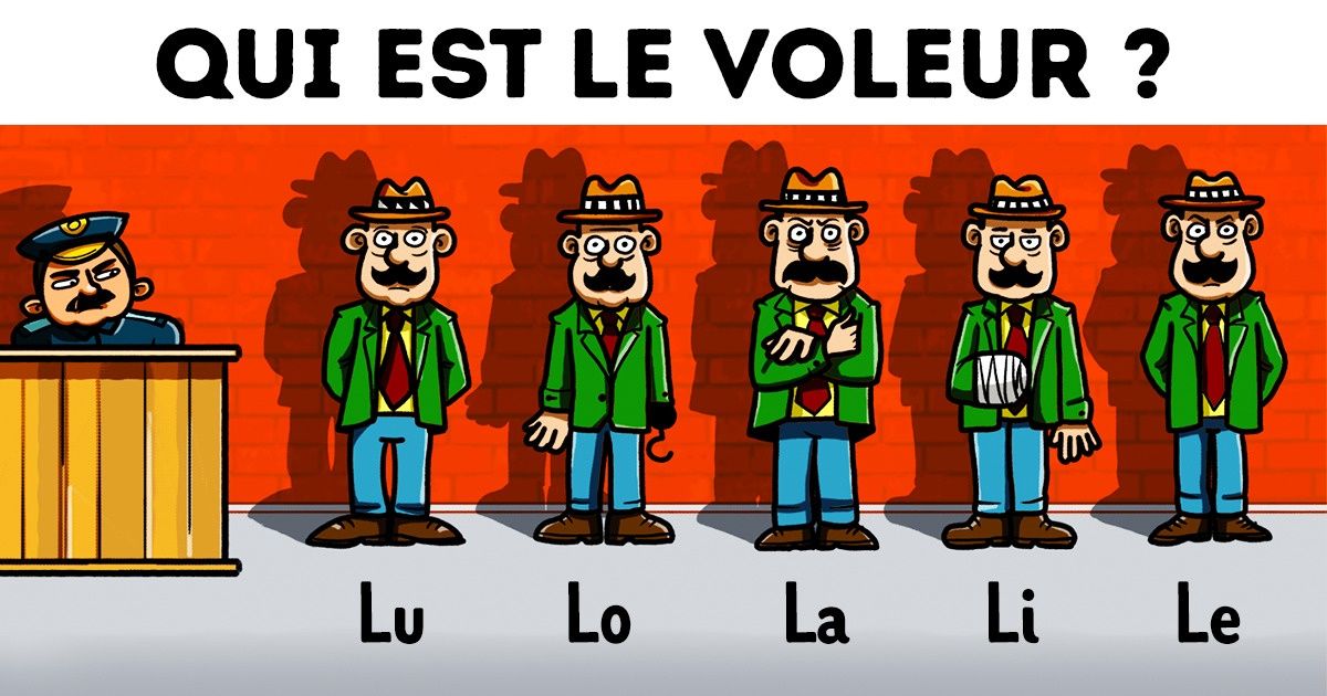 3 Énigmes que seuls les amateurs de logique sauront résoudre