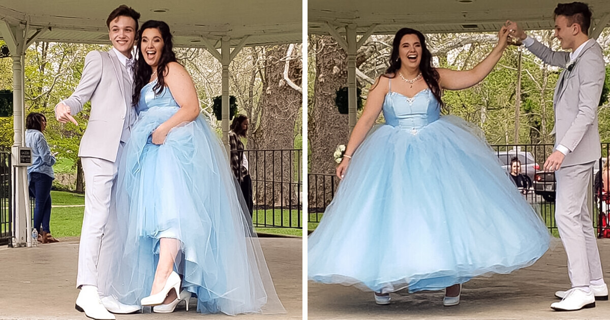 Sa cavalière ne pouvait pas s’offrir une robe de bal, il en confectionne une qui fait sensation Sa cavalière ne pouvait pas s’offrir une robe de bal, il en confectionne une qui fait sensation