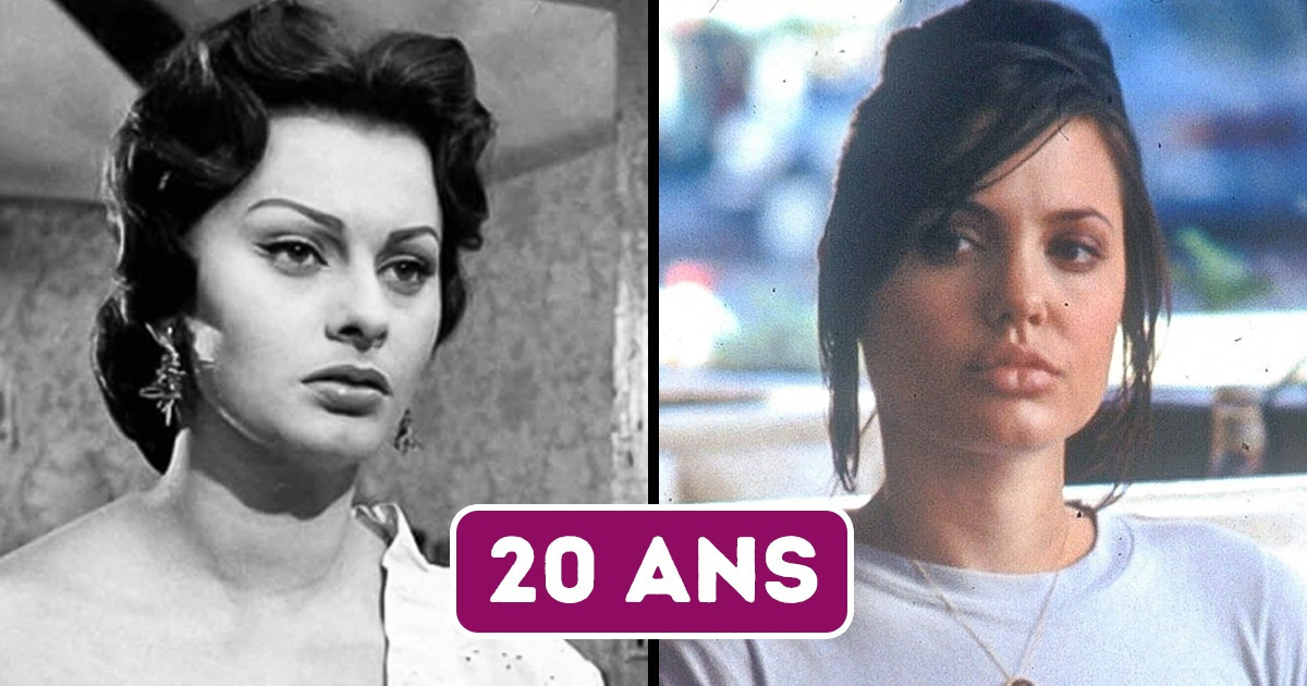 16 Paires de stars de différentes époques à l’âge de 20 ans