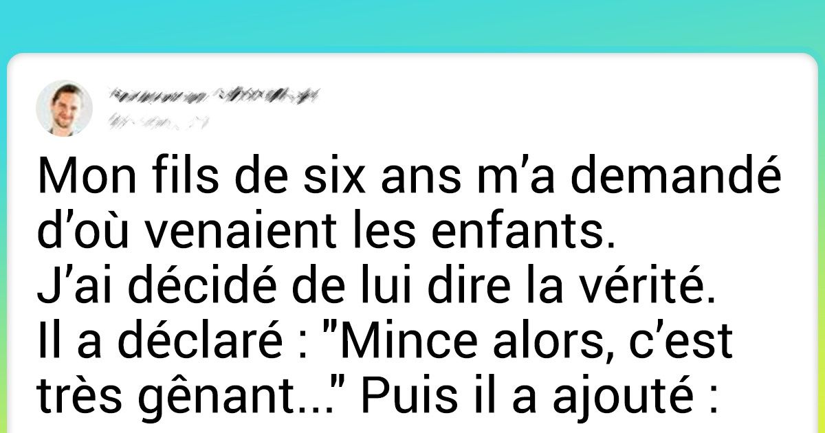 14 Questions d’enfants qui ont failli dérouter leurs gentils parents