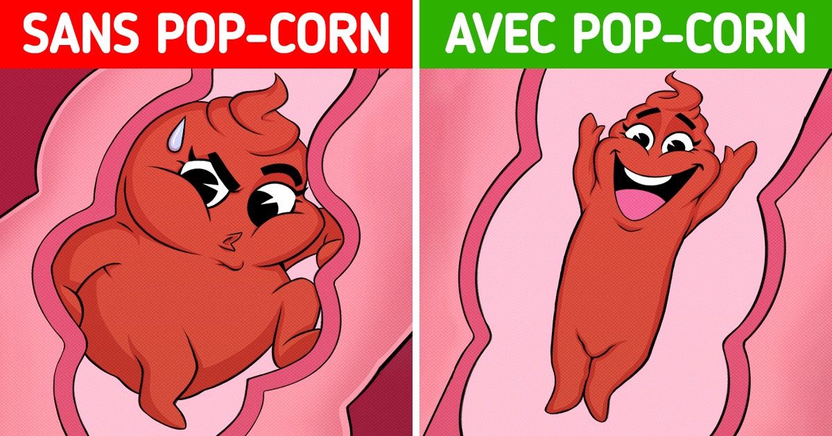 Découvre ce qui peut arriver à ton corps si tu manges du pop-corn tous les jours