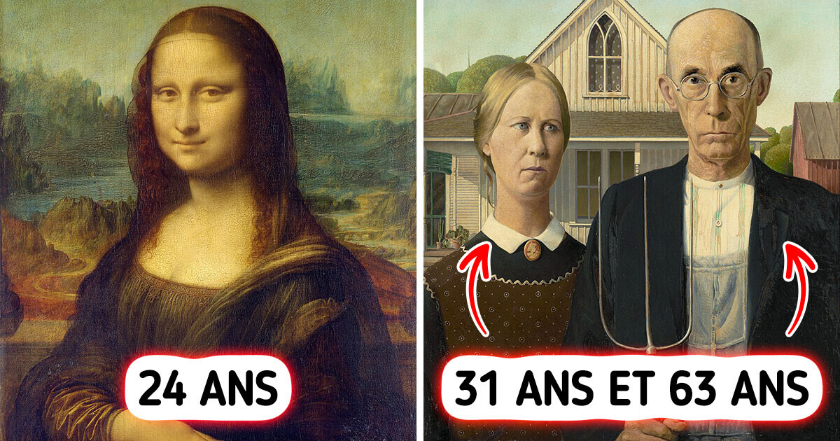 Découvre l’âge des personnes représentées sur les tableaux les plus célèbres Découvre l’âge des personnes représentées sur les tableaux les plus célèbres