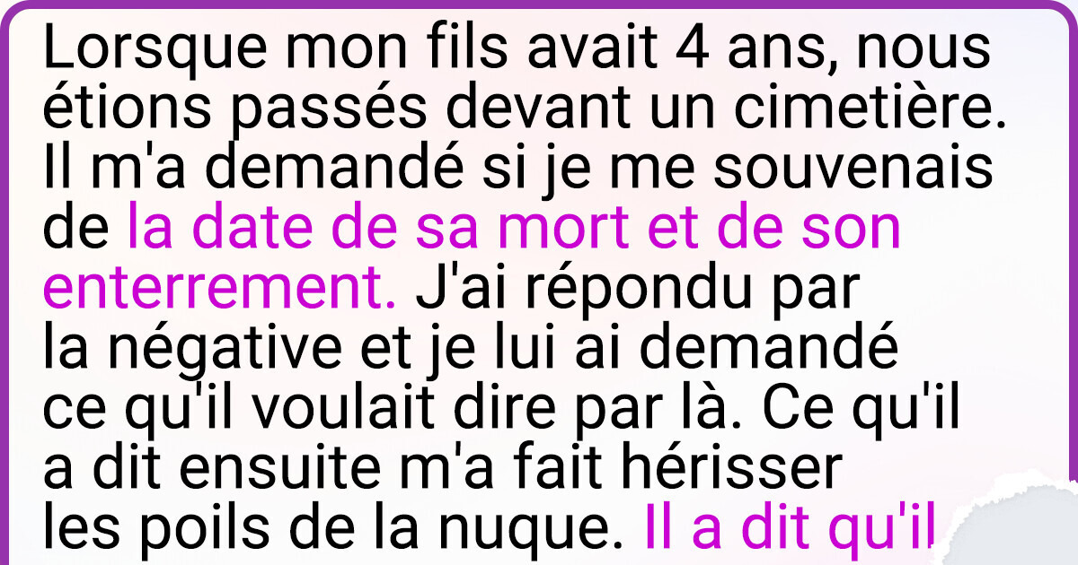 14 Enfants ont parlé de souvenirs du passé qui font froid dans le dos 14 Enfants ont parlé de souvenirs du passé qui font froid dans le dos