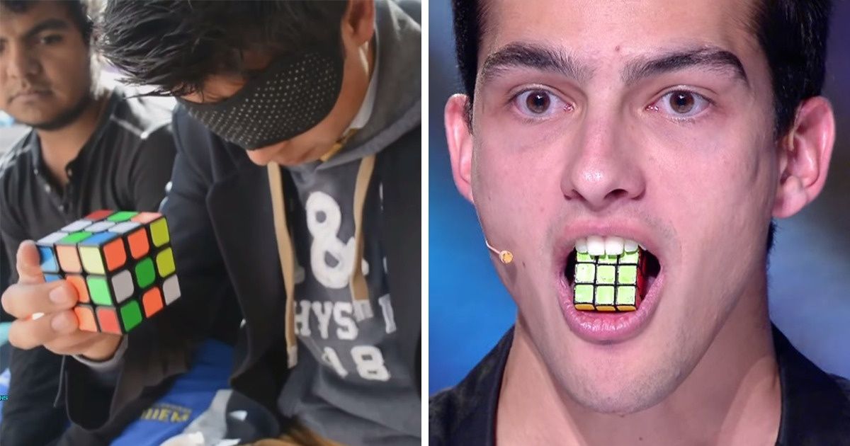 12 Photos de gens qui ont résolu le Rubik’s Cube de façon très originale 12 Photos de gens qui ont résolu le Rubik’s Cube de façon très originale