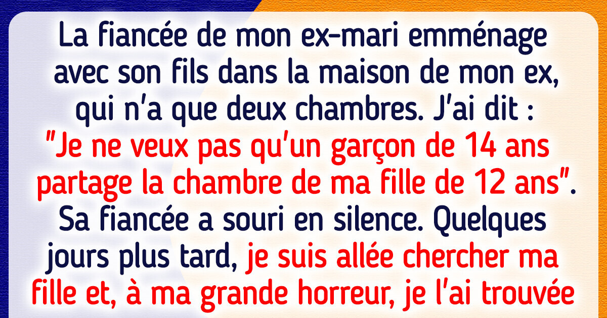 Je refuse que ma fille de 12 ans partage sa chambre avec son demi-frère de 14 ans