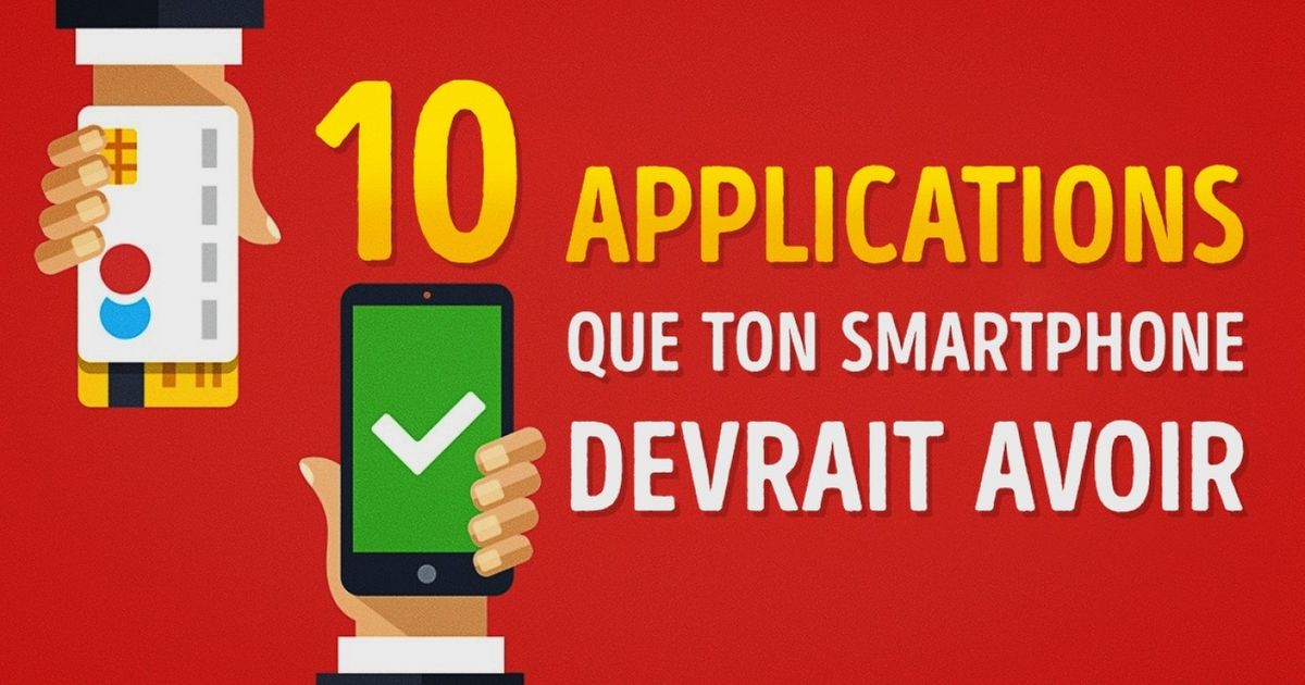 10 Applications que tu devrais avoir dans ton Smartphone